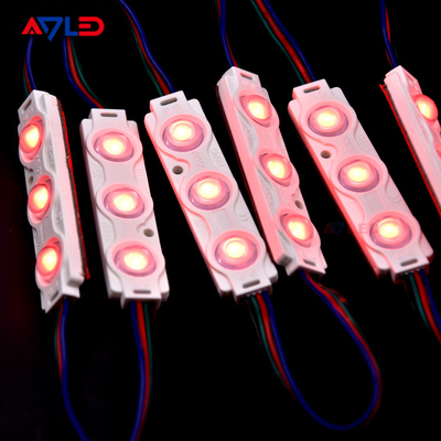 RGB LED मॉड्यूल लाइट्स SMD 5050 वाटरप्रूफ बैकलाइट साइनेज 3 कलर चेंजिंग 12 वोल्ट