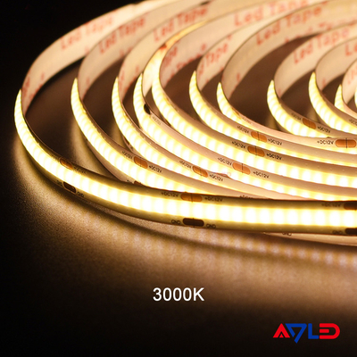 समान प्रकाश चमक 336LEDS COB पट्टी प्रकाश 3000K रंग तापमान के साथ IP20 रेटेड UL सूचीबद्ध