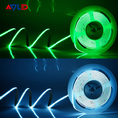 24V आरजीबी सीओबी एलईडी स्ट्रिप लाइट मल्टी कलर टेप लाइट्स के साथ रंग बदल रहा है