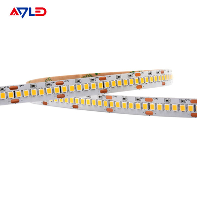 उच्च चमक SMD 2835 एलईडी पट्टी 240 एलईडी/एम एलईडी पट्टी उच्च ल्यूमेन इनडोर सजावट प्रकाश व्यवस्था के लिए