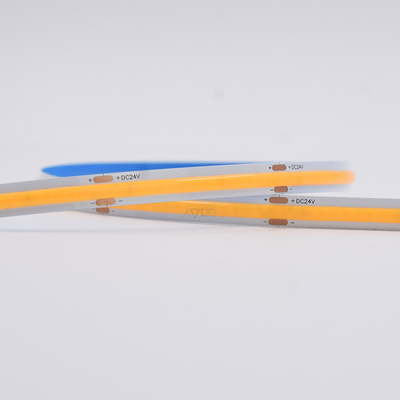 ADLED जलरोधक लचीला COB एलईडी पट्टी प्रकाश - DC12V/24V 320 एलईडी/एम गर्म सफेद रंग तापमान