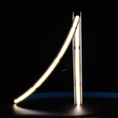उच्च CRI90 फ्लेक्स 320LEDs रील टू रील COB एलईडी पट्टी DC24V 21W/M COB एलईडी रैखिक पट्टी प्रकाश