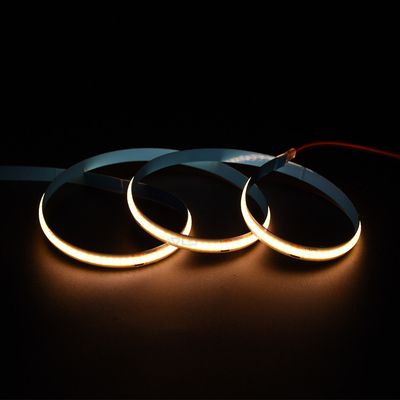 उच्च CRI90 फ्लेक्स 320LEDs रील टू रील COB एलईडी पट्टी DC24V 21W/M COB एलईडी रैखिक पट्टी प्रकाश