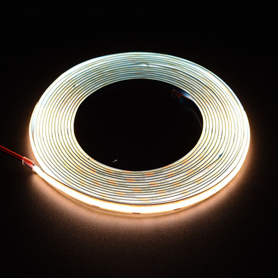 रील टू रील 480LEDS कोब टेप स्ट्रिप 8 मिमी पीसी बोर्ड 10W/M नो स्पॉट एलईडी स्ट्रिप लाइट