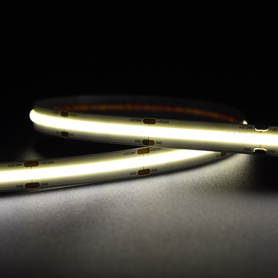 डीसी 24 वी सीओबी एलईडी पट्टी प्रकाश 504एलईडी/एम 16.4ft लचीला टेप प्रकाश