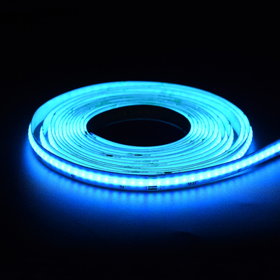 बाहरी एलईडी लाइट स्ट्रिप्स 2700-6500K लचीला कोब एलईडी अलमारी सजावट अच्छी गुणवत्ता आरजीबी कोब एलईडी रोशनी