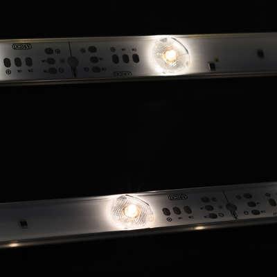 उल सीई ROHS अनुमोदित कस्टम लंबाई 24v 12LEDs/मी फैलाना प्रतिबिंब एलईडी पट्टी अनुकूलन निर्माता हाइलाइट बैकलिट