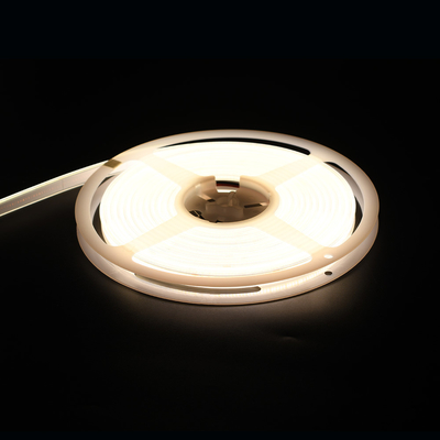 COB DC24V लचीला एलईडी पट्टी प्रकाश 480leds/m रील से रील सफेद रंग तापमान IP20 रेटेड 3 साल की वारंटी के साथ