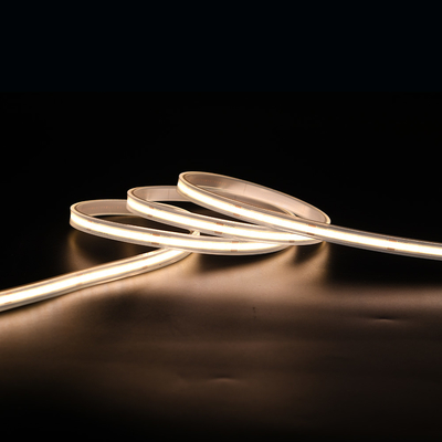 480Leds कॉम्पैक्ट 8 मिमी COB एलईडी स्ट्रिप लाइट DC12V/24V अनुप्रयोगों के लिए निर्बाध डिजाइन