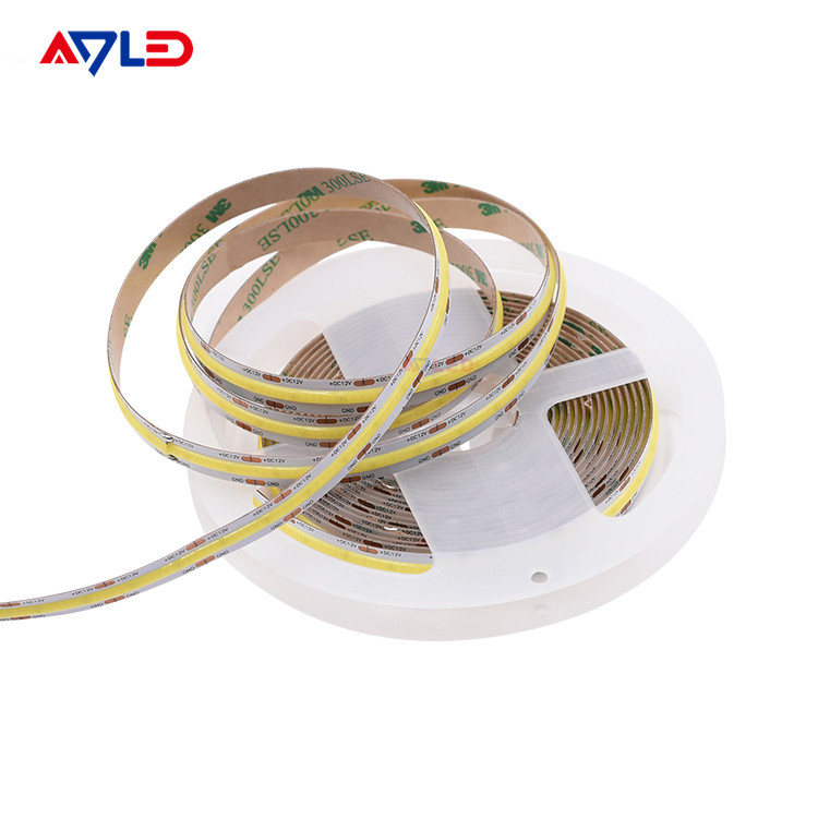 IP20 12VDC Ra90+ 5M/Roll COB एलईडी पट्टी 528 एलईडी/एम एलईडी पट्टी प्रकाश