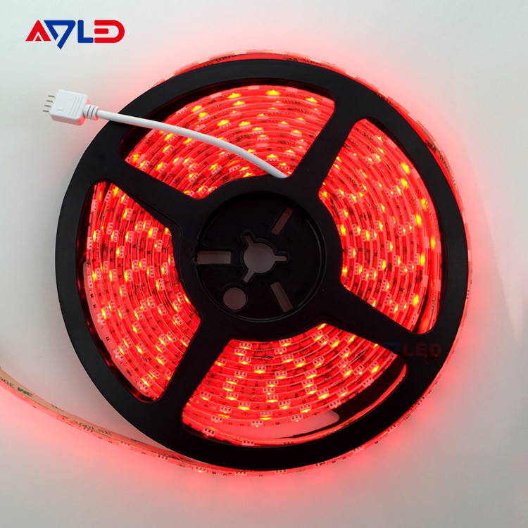 ADLED प्रकाश व्यवस्था UL/CE/Rohs 5050 60leds/m एलईडी पट्टी Rgb वाटरप्रूफ 12v Ip68kit 5 मीटर लोकप्रिय