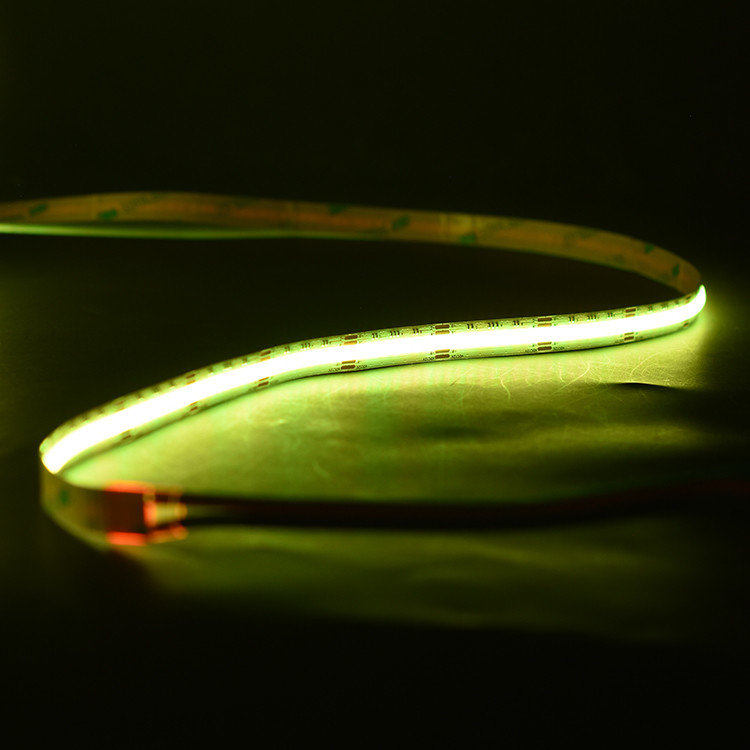 पूर्ण रंग DC12V 810leds COB पट्टी प्रकाश उच्च घनत्व लचीला डिममेबल IP20 रेटेड
